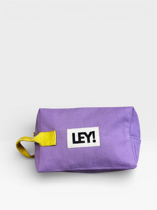 LEY! Pouch - LILAC-YELLOW