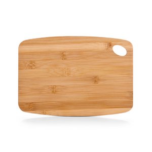 Cutting board with handle hole, bamboo