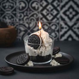 LAVURI Nòrio – Handmade Cookie Vanilla Dessert Candle