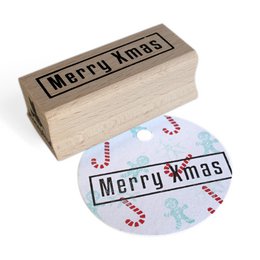 Frohe Weihnachten Stempel traf Kader