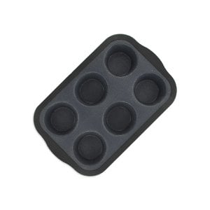 Muffin pan 6 molds Zenker Silicone fiberglass