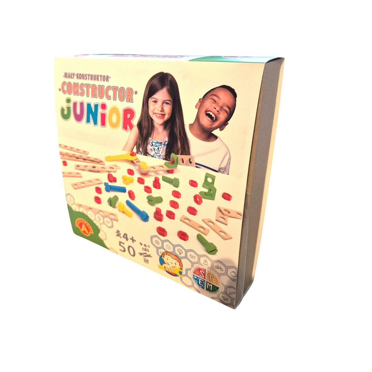 Constructor junior wooden construction set- 50 parts