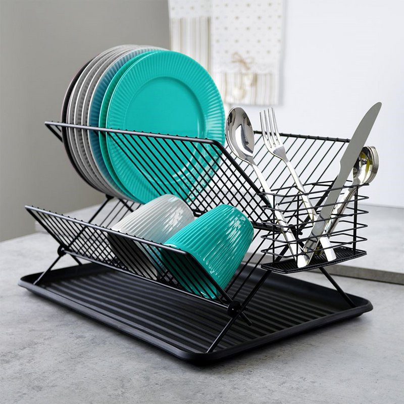 Dish drainer metal 45x32x25.5cm