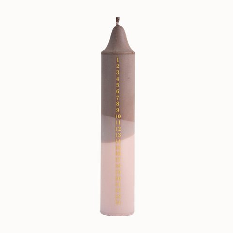 Kalenderlichten bruin en beige
