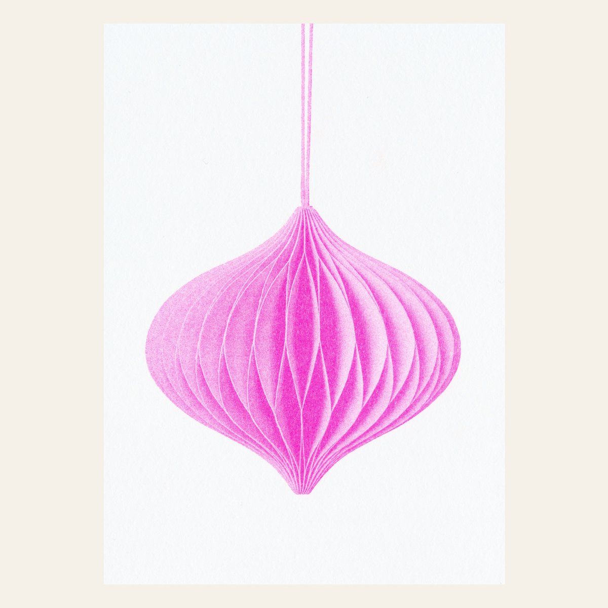 Risography Postcard - Jewelry Pink - Din A6