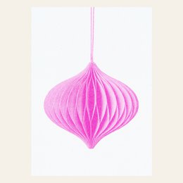 Risographie Card postale - Jewelry Pink - Din A6