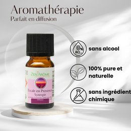Synergy of essential oils - Escale en Provence - 10 ml - Use for Diffusion - Packaged in France