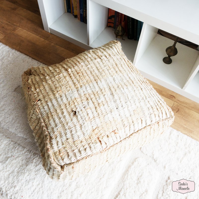 Pouf berbère marocain
