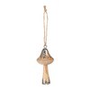 Anhänger Pilz 8 cm Glitter VE 24