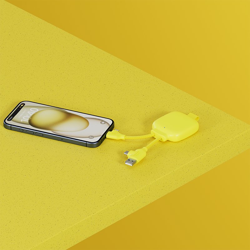 🔋 Gamma Lite gerecycled plastic - 3000 mAh oplader 🔋