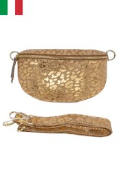 Riñonera piel serraje estampado leopardo Talla S IT2313LP