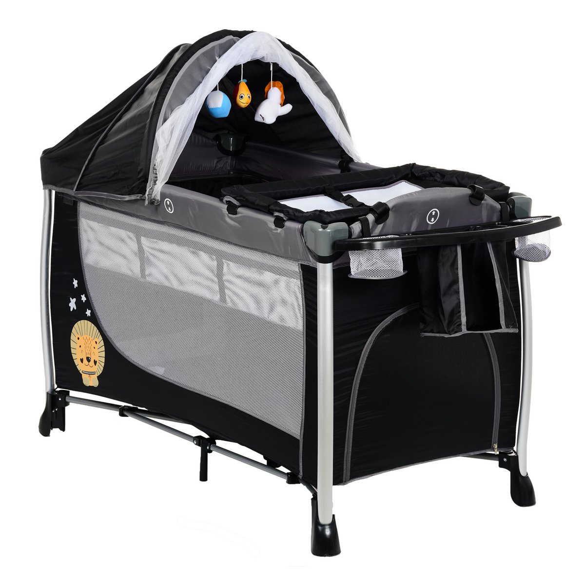Baby cot DORIS - Black