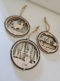 Lot de 3 pendentifs de Noël