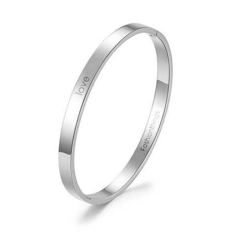 Armreif Love Silver 6mm