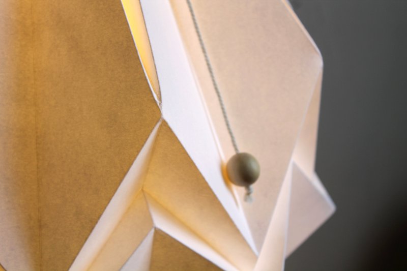 Origami Plain Color Papier Anhänger - Größe XL