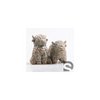 Beeld Hooglander goud 8x7,5x11cm goud