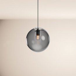 Orb glass ball pendant lamp