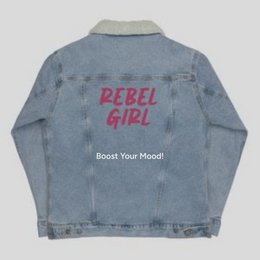 Denim jacket The Rebel Girl in Me will Never Die Unisex denim jacket