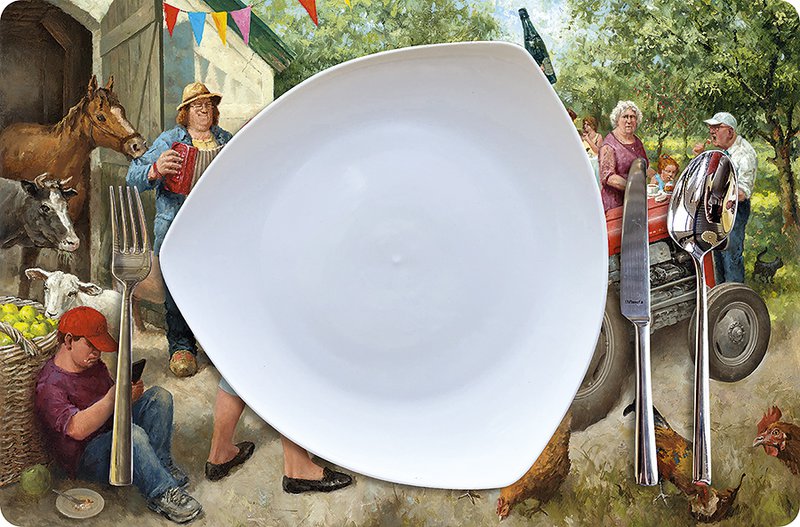 Placemat - Garden party, Marius van Dokkum