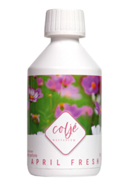 A 250ml bottle of April Fresh wash perfume, featuring a floral and fresh scent to leave laundry smelling clean and fragrant.