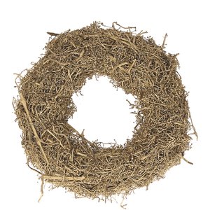 Natural wreath of vine stems, grape clusters, D30cm