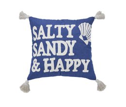 Pudebetræk SEALIFE SALTY SANDY HAPPY, 45x45cm