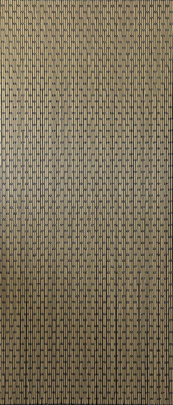 Fly curtain staggered Taupe 100x232 cm