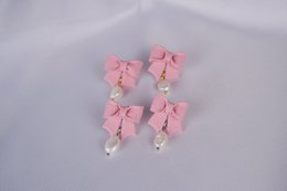 Coquette øreringe i pink