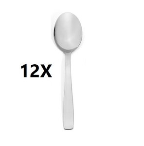 Set van 12 x roestvrijstalen hoteltafel lepel