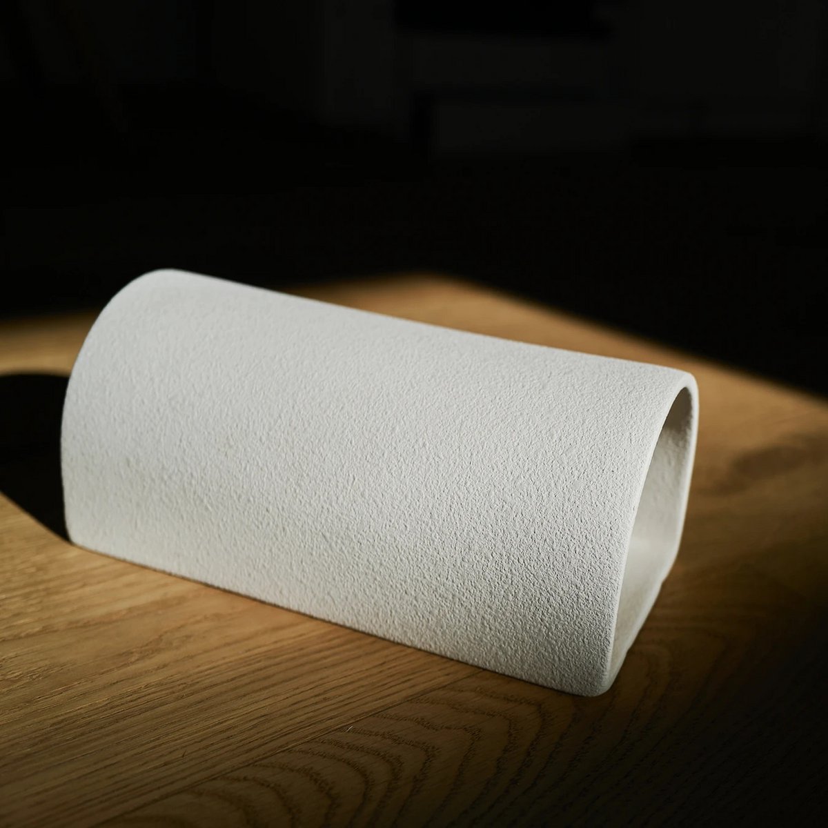 Ceramic wall lamp - Textured white