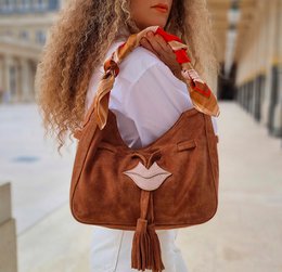 Camel MIKI CITY soft tote bag