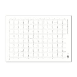 Kalender met zelfklevende stippen 2027 - A2/A1