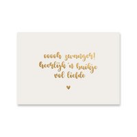 Karte schwanger! Bauch | Goldfolie