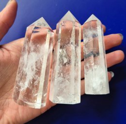 A+ Heldere Kwaliteit Edelsteen Bergkristal Toren / Obelisk (Clear Quartz Tower)
