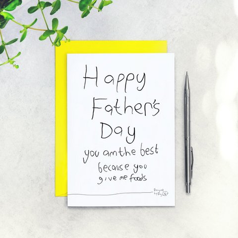 Father's Day Dog Card 