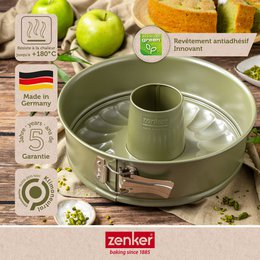 Zenker Green Vision double-bottomed savarin and springform pan 26 cm