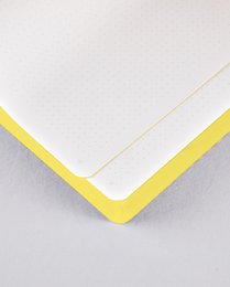Sea el cambio - Gráfico L | cuaderno nuuna A5+ | Cuadrícula de puntos de 3,5 mm | Papel premium de 120 g | Cuero negro | producido de forma sostenible en Alemania