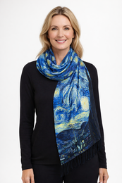Foulard HS Painting - En 5+ modèles - Tissu plus épais - 202x72 cm