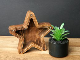 Piggy bankstjerne brun farve