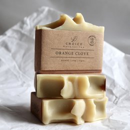 Savon naturel "Classe orange", végétalien, sans huile de palme