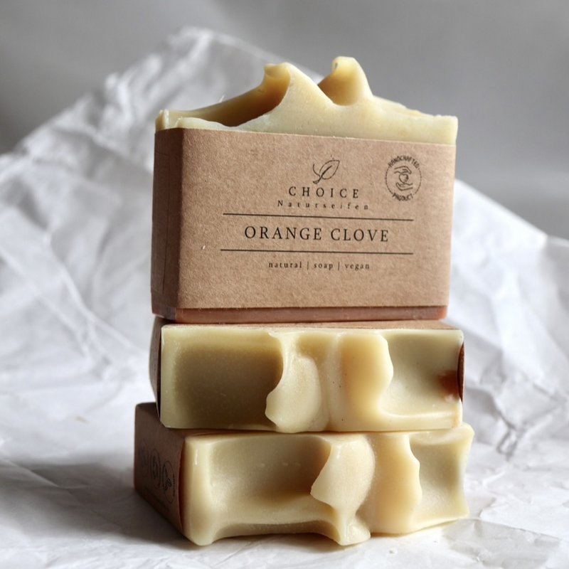 Savon naturel "Classe orange", végétalien, sans huile de palme