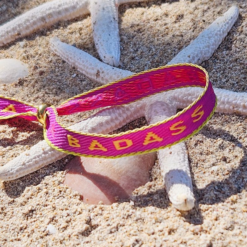 Ribbon bracelet Badass