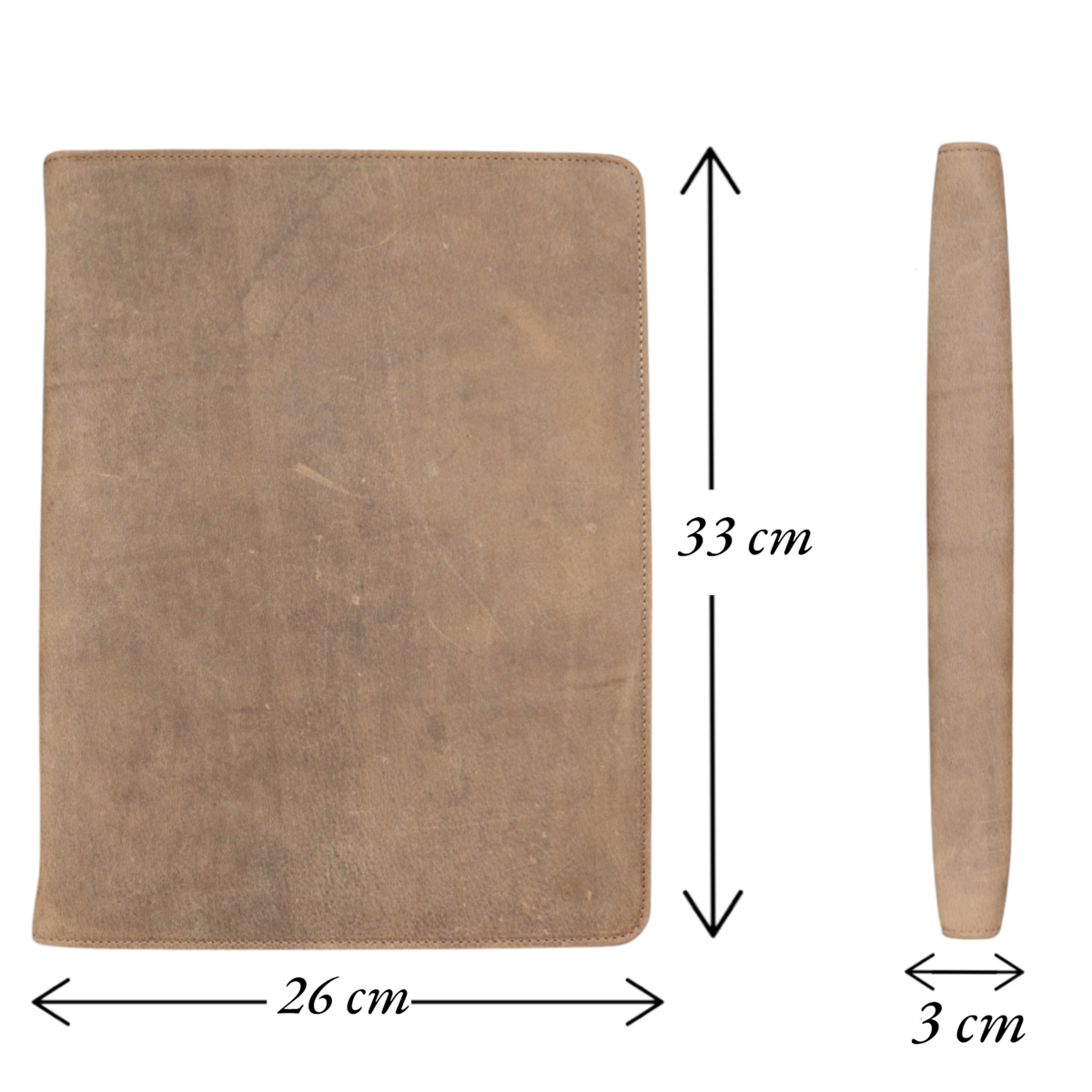 10 pcs. leather writing folder - document folder a4