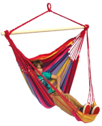 Hammock chair with footrest