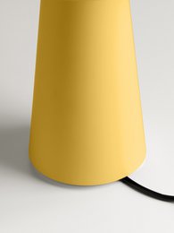 BORDLAMPE FLYT MIG STØVET GUL