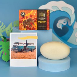 ENGLISH SOAP C° 100g Travel Soap - Sandalwood & Amber