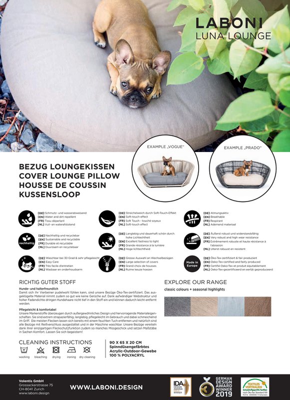 PRADO - Design-Hundebett SMOOTH