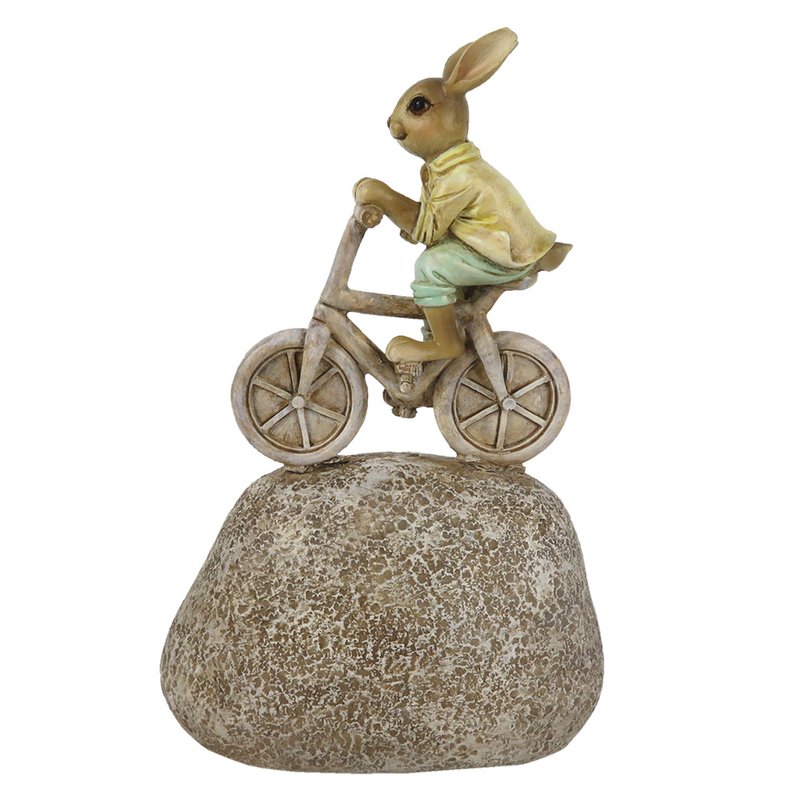 Image rabbit 20 cm gray plastic home accessories