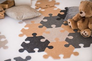 Felt carpet STYLE PUZZLE
