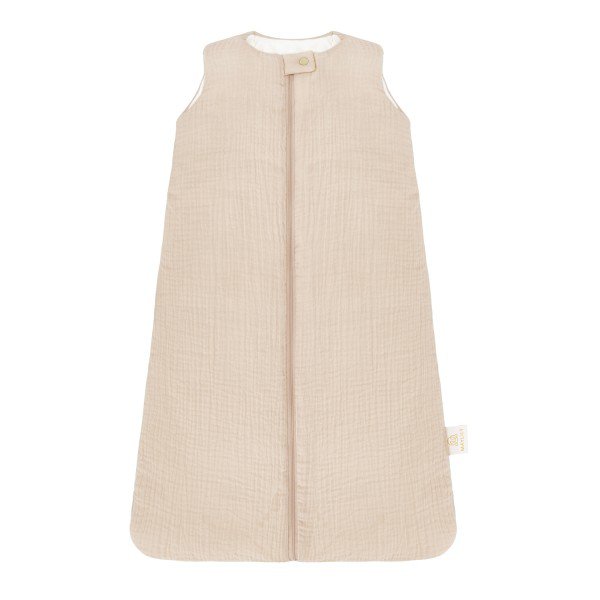 Mittelschwerer Musselinschlafsack 1,5 TOG – beige